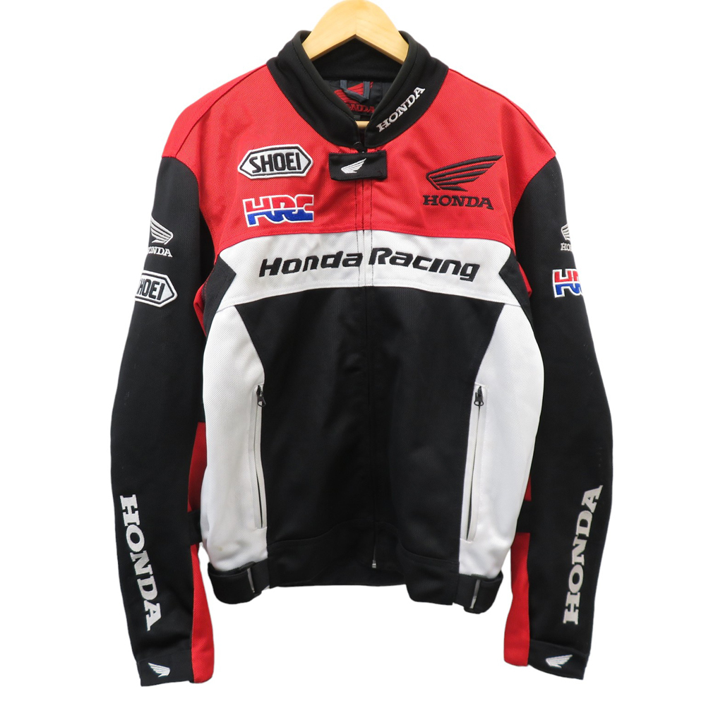 HONDA HRCメッシュジャケット メンズ 黒/赤/白 Yahoo!オークション - HONDA ホンダ HRC メッシュジャケット