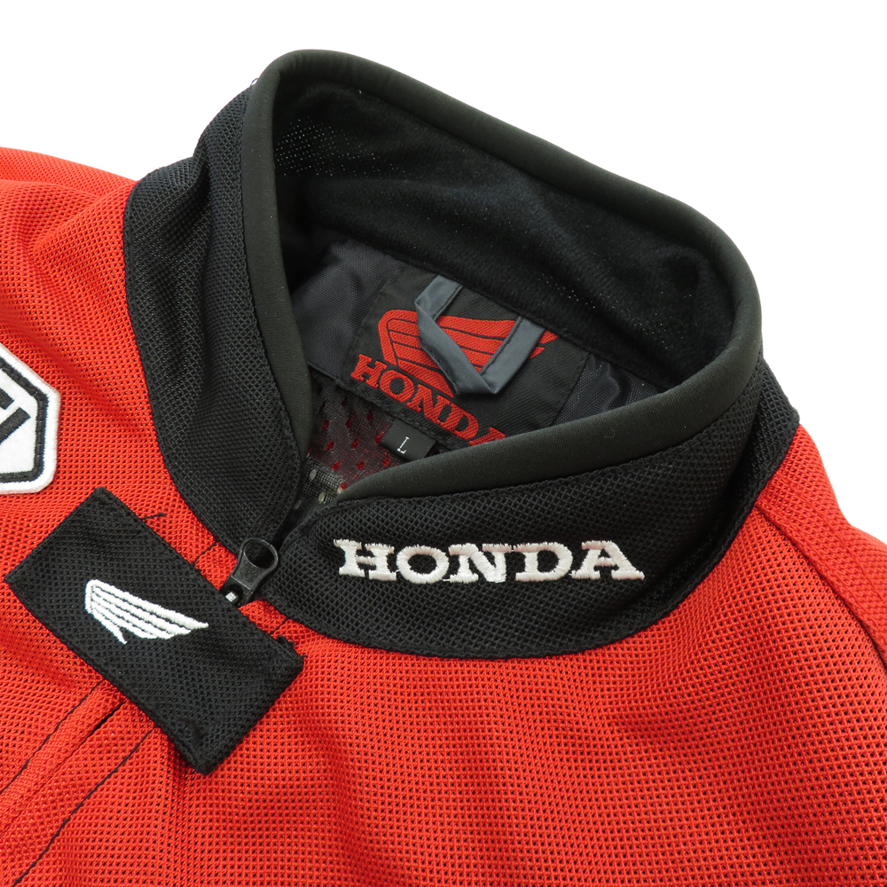 HONDA ホンダ HRC メッシュジャケット SHOEIワッペン レッド系 L [240001866224] バイクウェア メンズ_画像3
