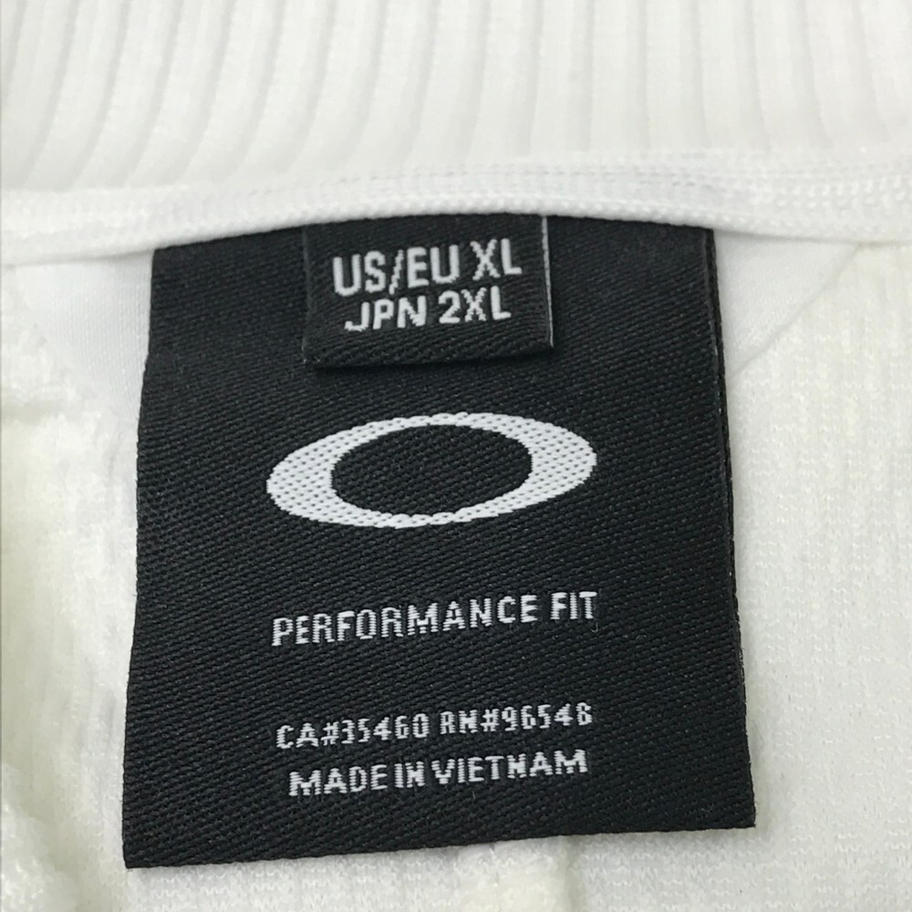 [1 jpy ]OAKLEY Oacley Zip jacket . manner water-repellent Skull embroidery white group 2XL [240101093983] men's 