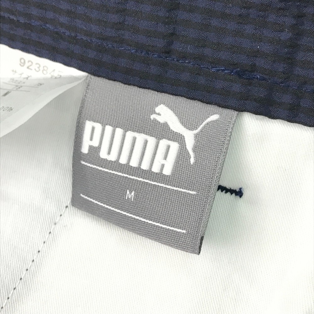 PUMA GOLF プーマゴルフ シアサッカー ロングパンツ ネイビー系 M [240101075470] ゴルフウェア メンズ_画像5