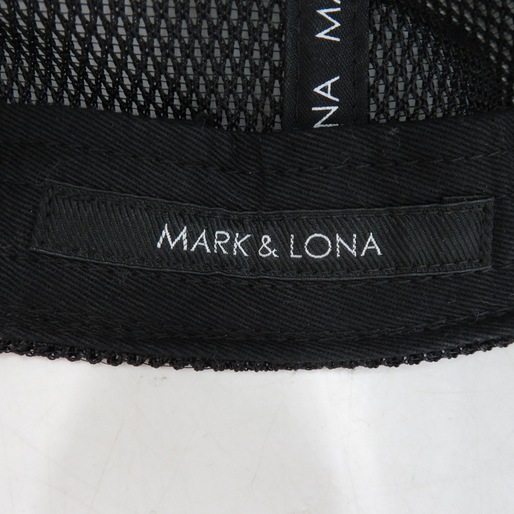 MARK&LONA マークアンドロナ メッシュキャップ スカル カモフラ 迷彩柄 ブラック系 フリーサイズ [240101148181] ゴルフウェアの画像5
