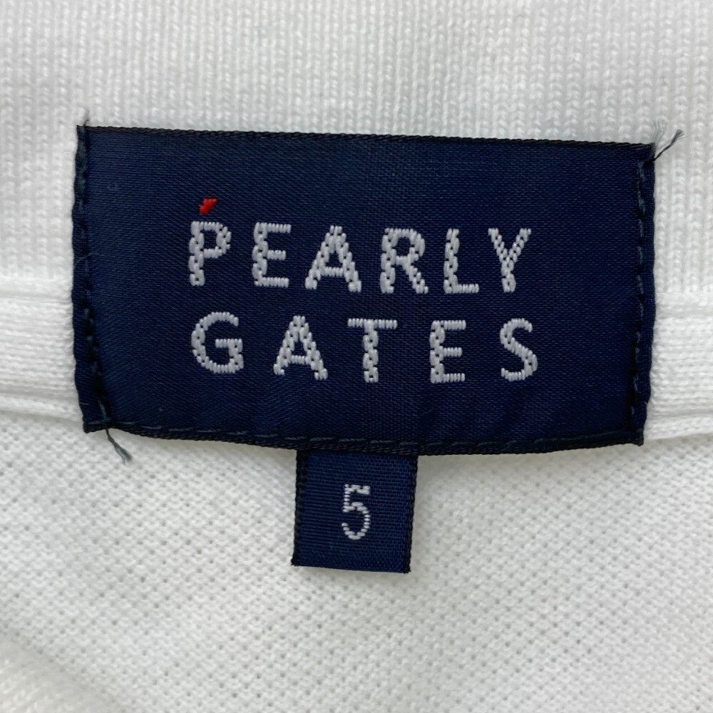 PEARLY GATES パーリーゲイツ 半袖ポロシャツ ホワイト系 5 [240101155771] ゴルフウェア メンズ_画像3