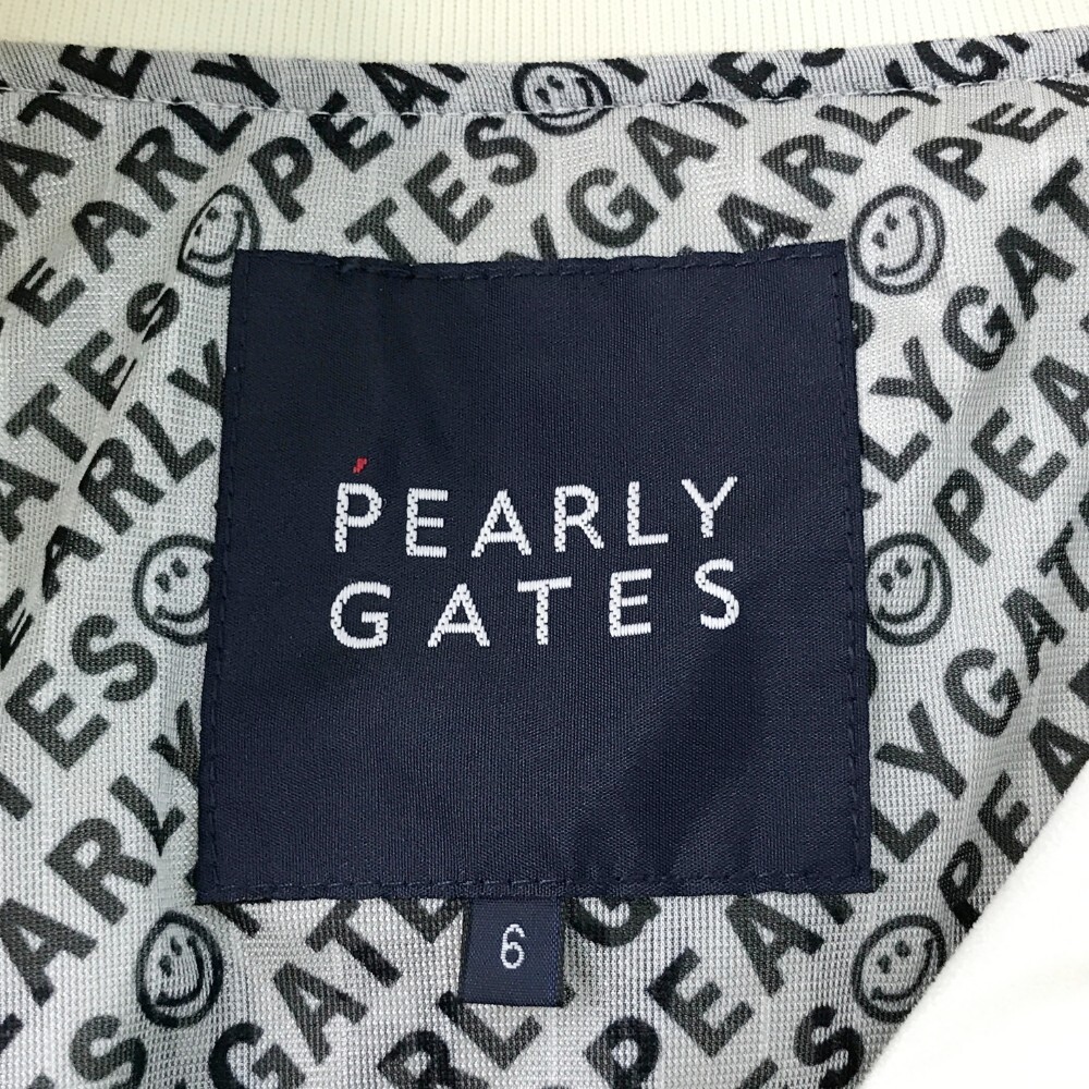 【1円】PEARLY GATES パーリーゲイツ 蓄熱ジップジャケット ニコちゃん ホワイト系 6 [240101099572] メンズ_画像4