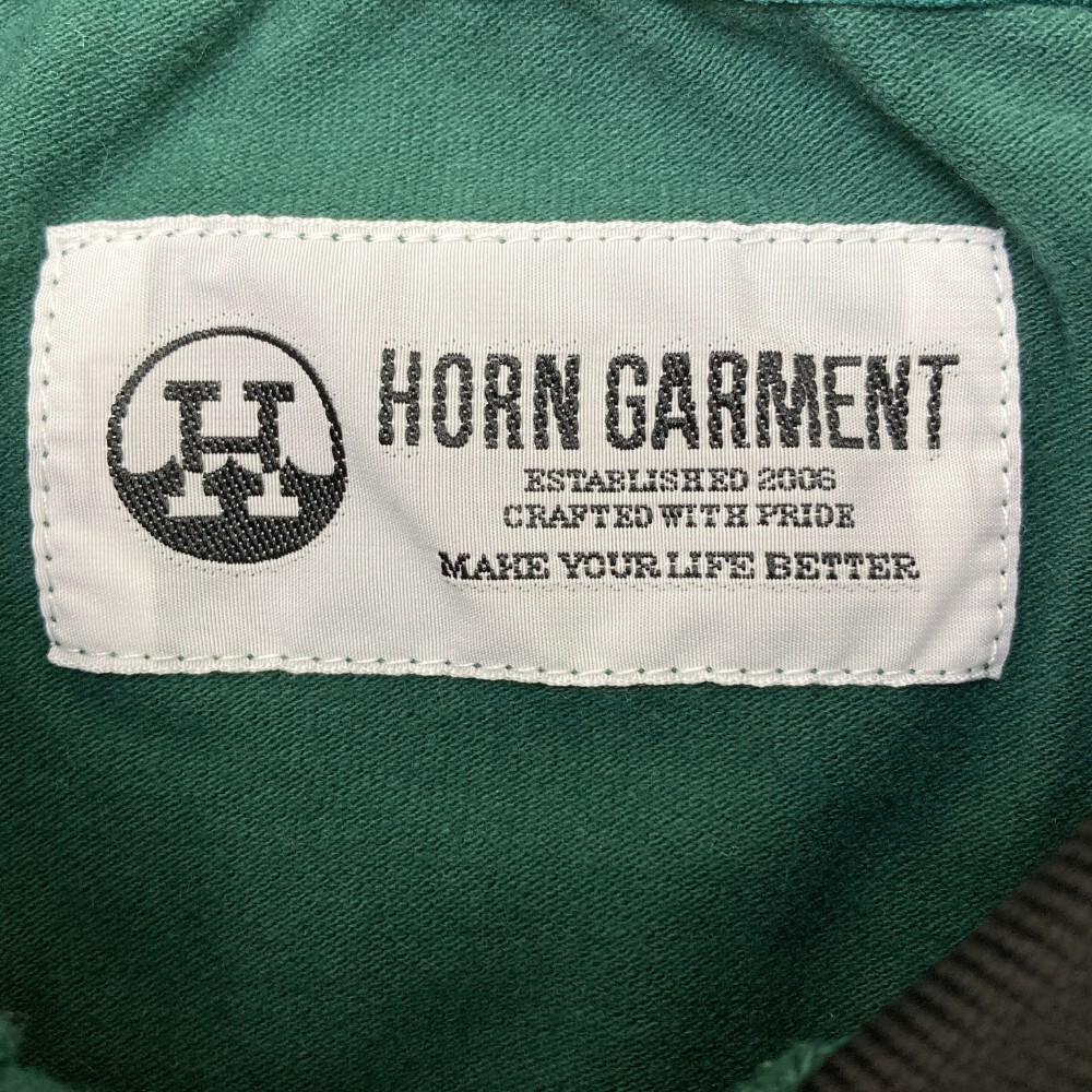 HORN GMT ホーン ガーメント 2023年モデル 半袖ポロシャツ グリーン系 46 [240101154359] ゴルフウェア メンズ_画像4