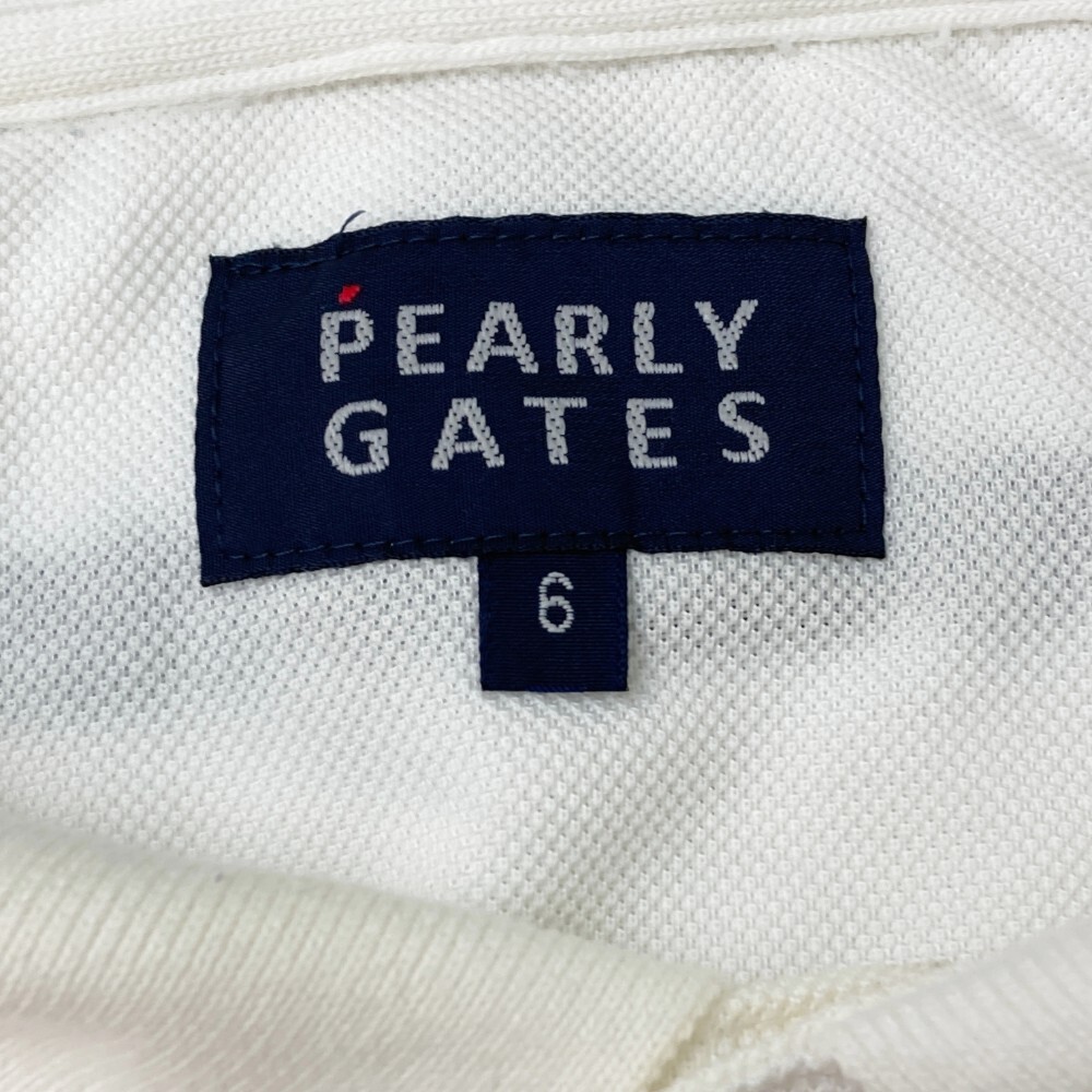PEARLY GATES パーリーゲイツ 半袖ポロシャツ ニコちゃん ホワイト系 6 [240101153018] ゴルフウェア メンズ_画像3