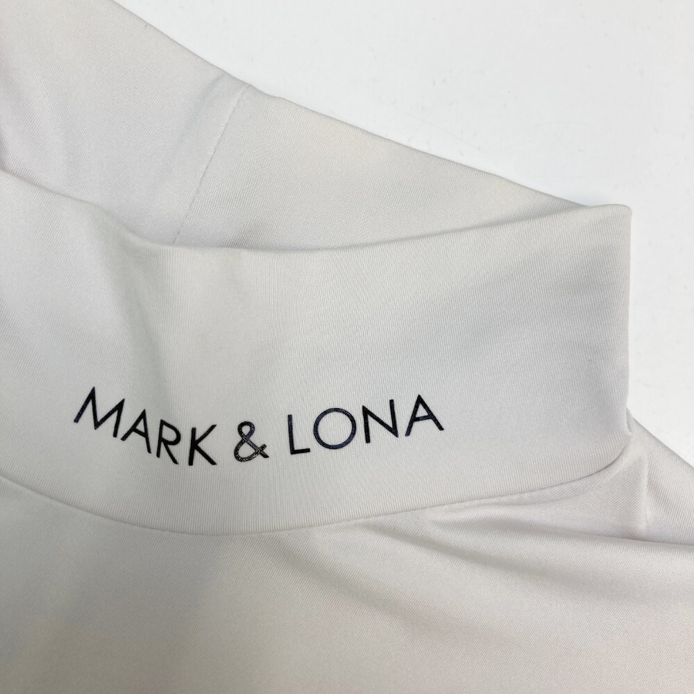 MARK&LONA マークアンドロナ ハイネック半袖Tシャツ ホワイト系 40 [240101129057] ゴルフウェア レディース_画像5