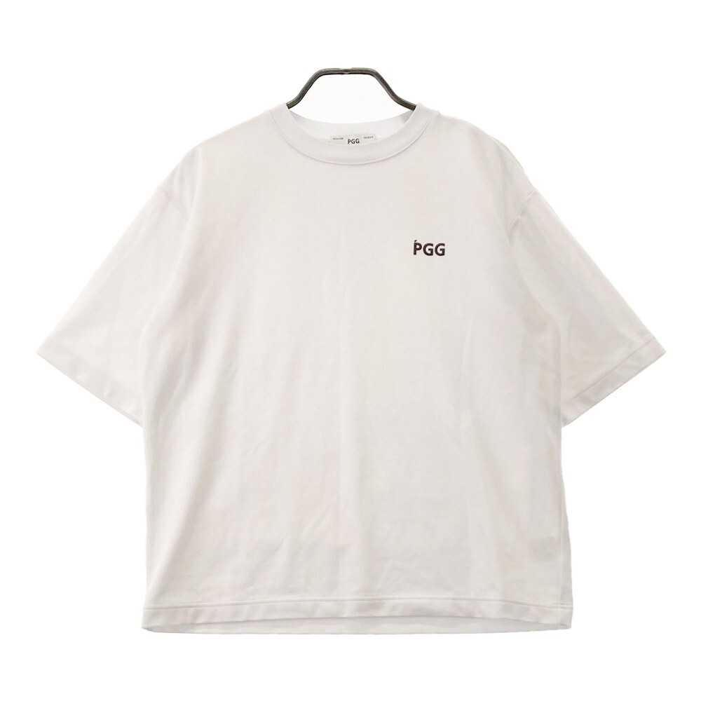 PGG PEARLY GATES パーリーゲイツ 半袖Tシャツ ホワイト系 5 [240101127481] ゴルフウェア メンズの画像1