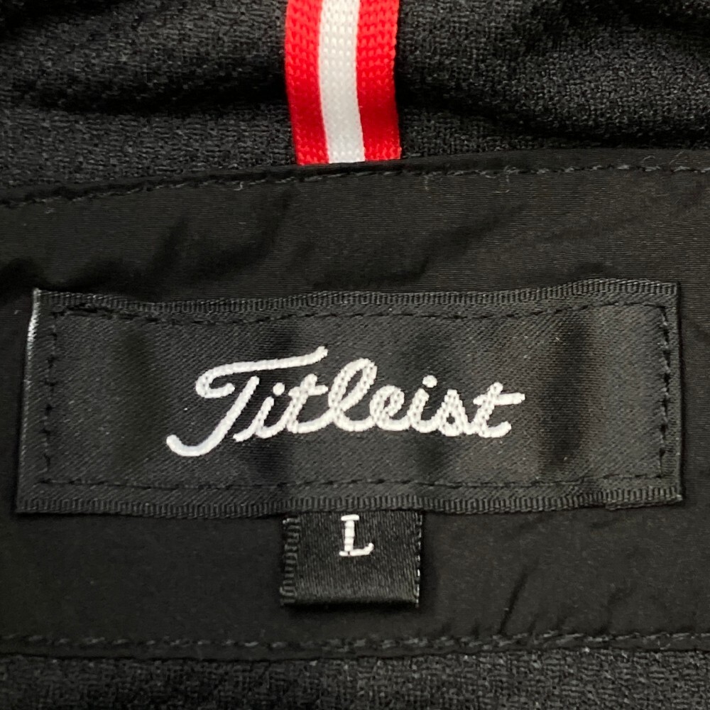 TITLEIST タイトリスト ジップ ベスト ブラック系 L [240101157148] ゴルフウェア メンズ_画像3