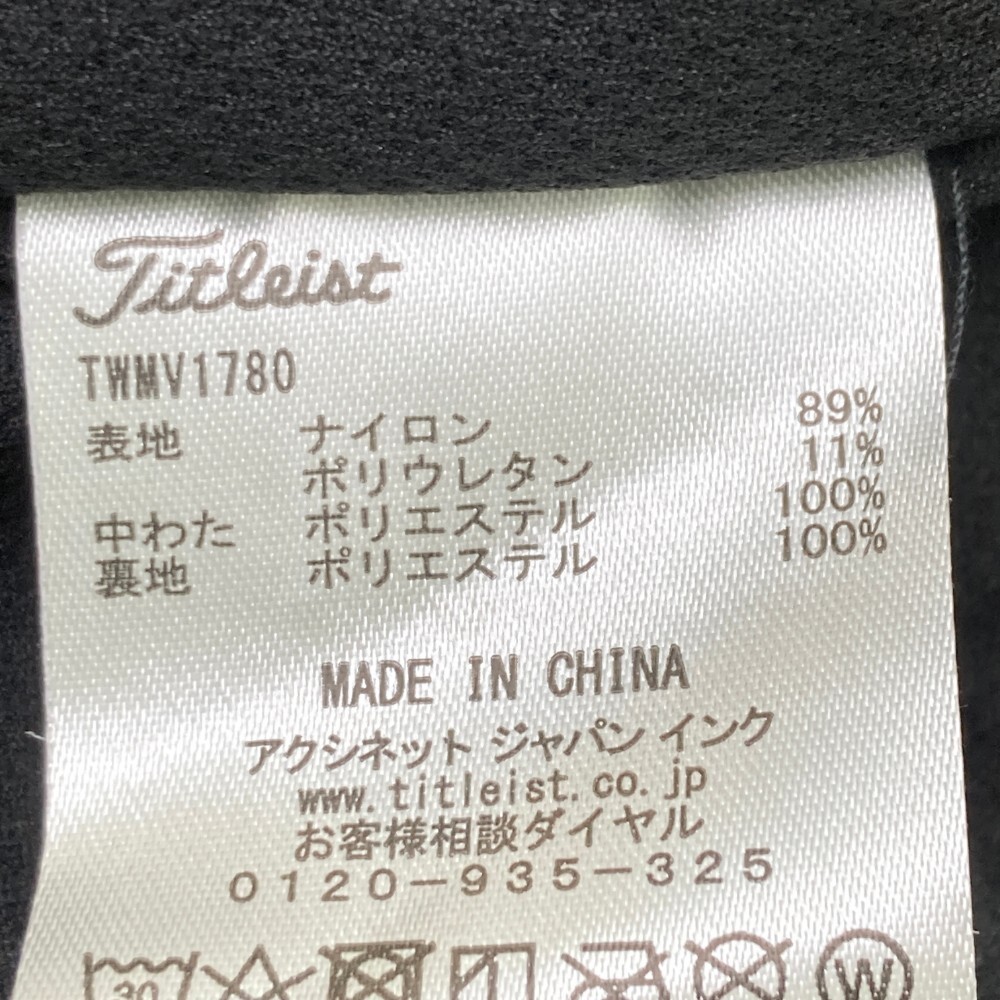 TITLEIST タイトリスト ジップ ベスト ブラック系 L [240101157148] ゴルフウェア メンズ_画像4