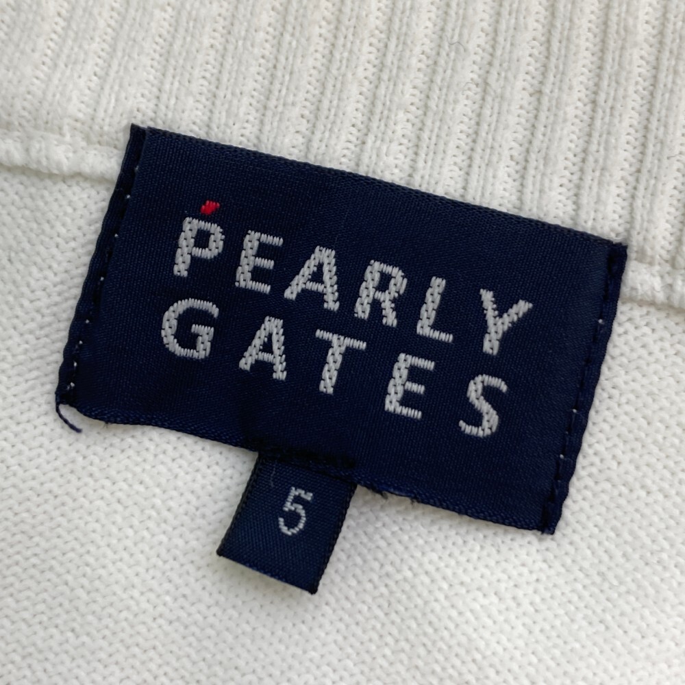 PEARLY GATES パーリーゲイツ ニットセーター ホワイト系 5 [240101152674] ゴルフウェア メンズ_画像3