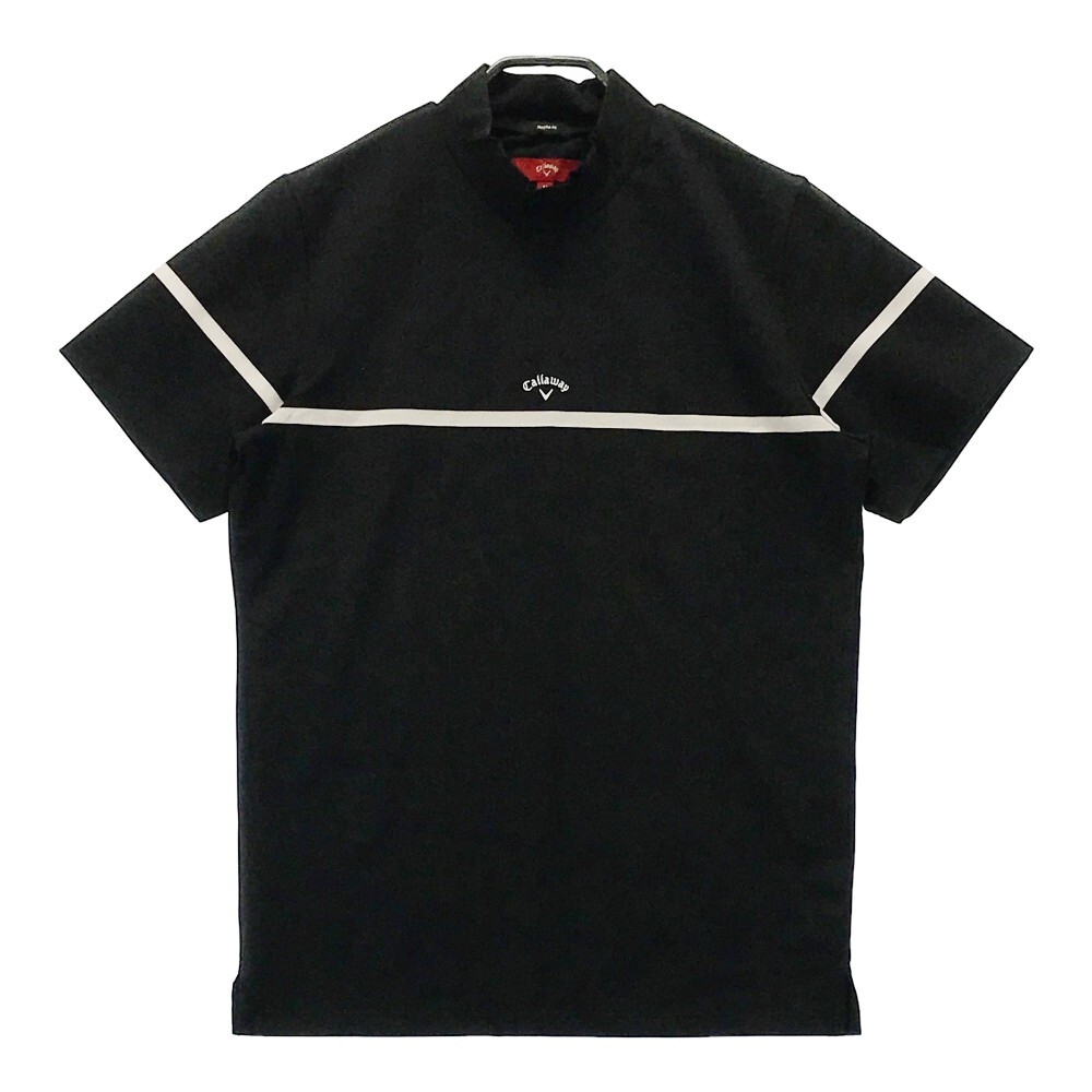 CALLAWAY キャロウェイ レッドレーベル ハイネック 半袖Tシャツ ブラック系 M [240101126881] ゴルフウェア レディースの画像1