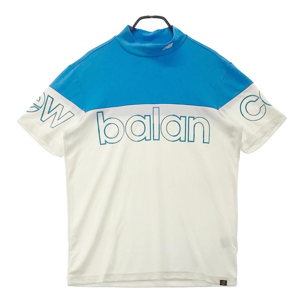 NEW BALANCE ニューバランス 半袖ハイネックTシャツ ブルー系 6 [240101129531] ゴルフウェア メンズ_画像1