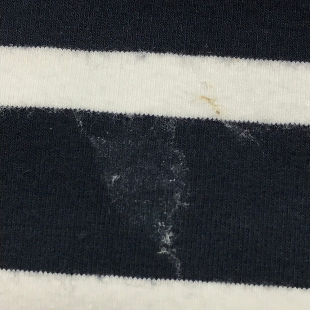 PEARLY GATES パーリーゲイツ ハイネック 半袖Tシャツ ロゴ ボーダー柄 ネイビー系 5 [240101131010] ゴルフウェア メンズの画像5