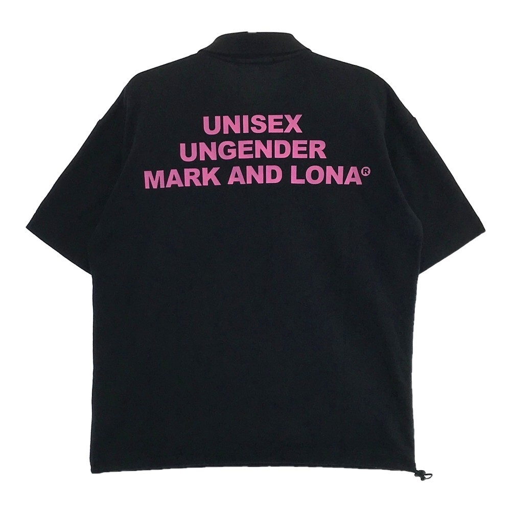 MARK&LONA マークアンドロナ 半袖ポロシャツ スカル ブラック系 46 [240101158945] ゴルフウェア メンズの画像2