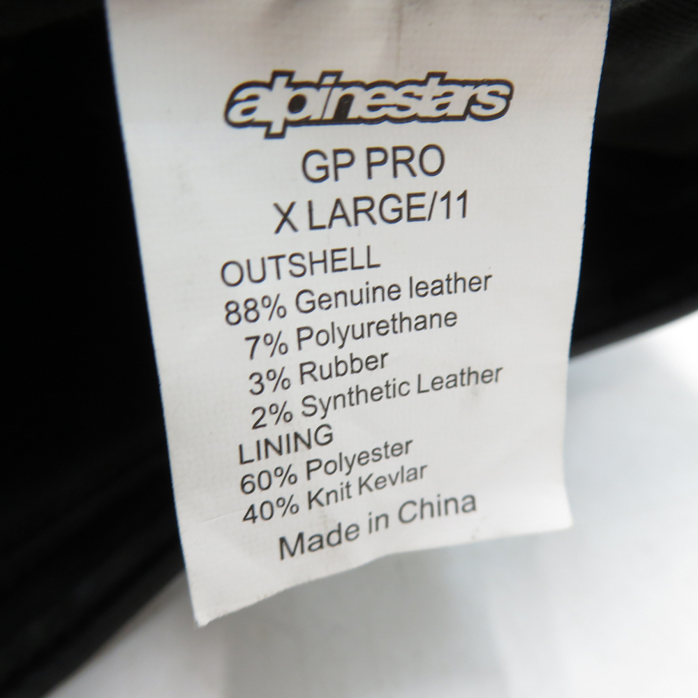 alpinestars アルパインスターズ GP PRO レザー レーシンググローブ ブルー系 XL [240101143861] バイクウェア メンズ_画像6