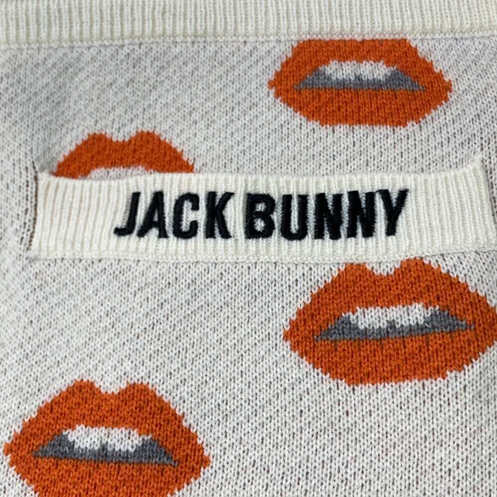 JACK BUNNY ジャックバニー ニットスカート 総柄 ホワイト系 0 [240101158566] ゴルフウェア レディース_画像3