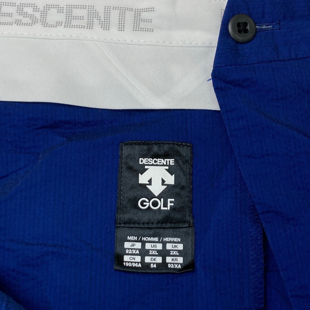 DESCENTE GOLF デサントゴルフ サッカー地 ロングパンツ ブルー系 92/XA [240101107047] ゴルフウェア メンズの画像3