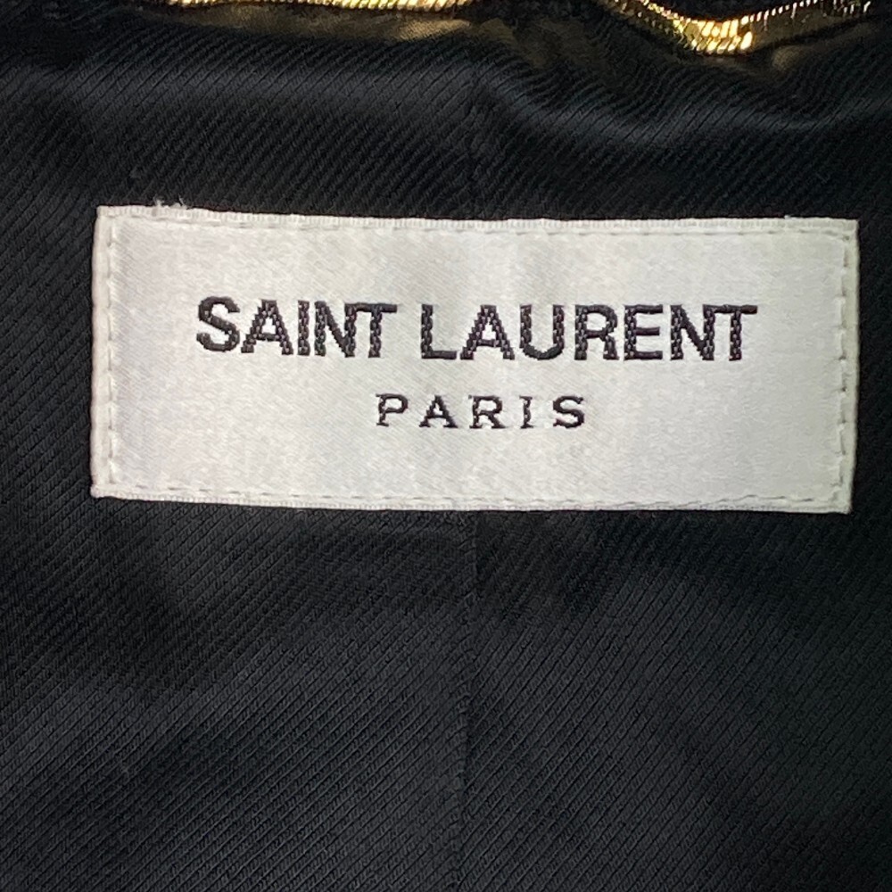 SAINT LAURENT PARIS солнечный rolan Париж UP73 2017 00537teti жакет вельвет кожа переключатель оттенок черного F36 [240101141846]