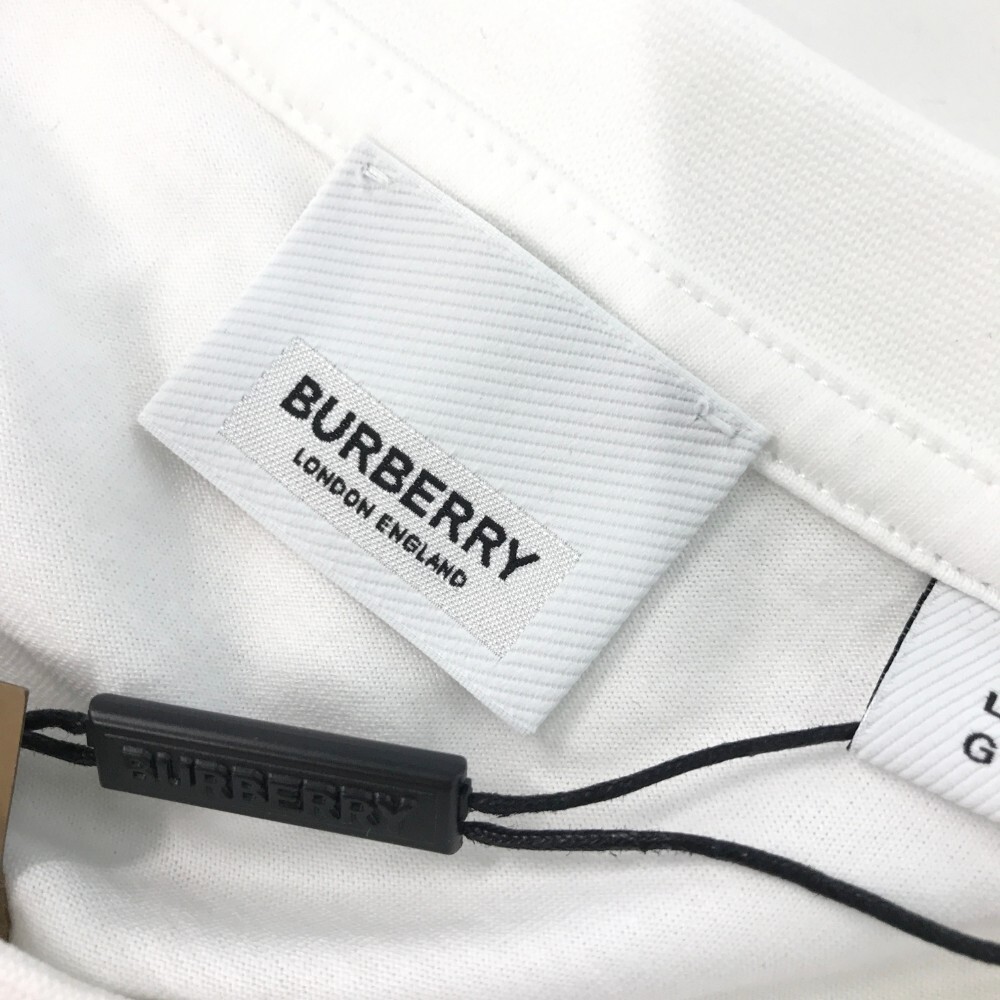 【新品】BURBERRY バーバリー 8053009 半袖Tシャツ ホワイト系 L [240101159103] メンズ_画像5