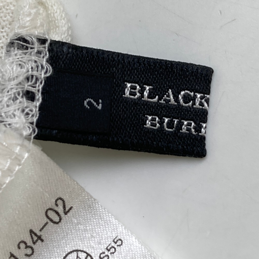 BURBERRY BLACK LABEL バーバリーブラックレーベル 半袖ポロシャツ ドット柄 ホワイト系 2 [240101158805] メンズ_画像4