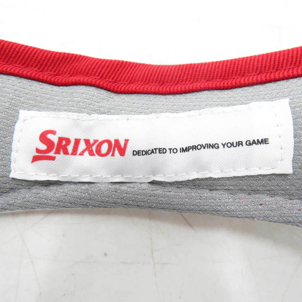 [ новый товар ]SRIXON Srixon козырек оттенок красного свободный размер (54-60cm) [240101161619] Golf одежда 