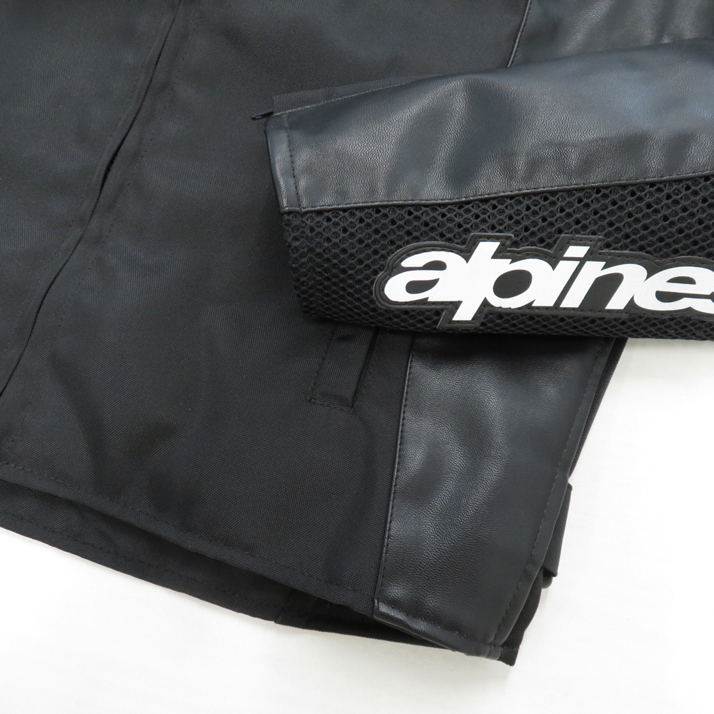 alpinestars アルパインスターズ ELF フェイクレザー メッシュジャケット ブラック系 L [240101143860] バイクウェア メンズの画像6