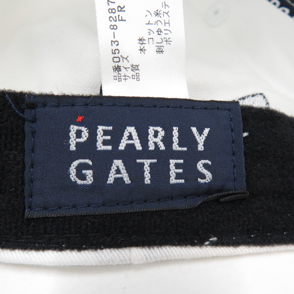 PEARLY GATES パーリーゲイツ 053-8287610 キャップ ホワイト系 FR [240101163588] ゴルフウェア_画像5