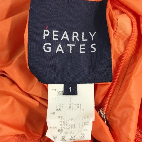 【1円】PEARLY GATES パーリーゲイツ リバーシブル中綿スニードジャック オレンジ系 1 [240001985885] レディース_画像6