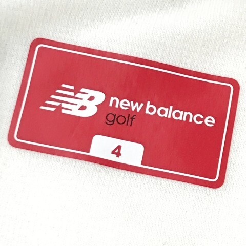 NEW BALANCE ニューバランス 半袖ポロシャツ 斜めボーダー柄 ホワイト系 4 [240001783962] ゴルフウェア メンズ_画像5