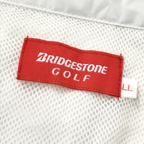 BRIDGESTONE GOLF ブリヂストンゴルフ 2WAY レインジャケット ホワイト系 LL [240001837951] ゴルフウェア メンズ_画像6