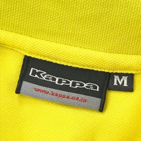 KAPPA GOLF カッパゴルフ 半袖ポロシャツ ナンバリング10 イエロー系 M [240001800647] ゴルフウェア メンズ_画像5