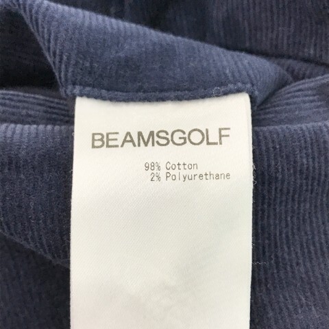 BEAMS GOLF ビームスゴルフ 2020年モデル キュロットパンツ コーデュロイ ネイビー系 S [240001728448] ゴルフウェア レディース_画像6
