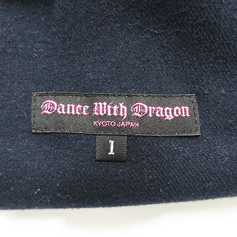 DANCE WITH DRAGON ダンスウィズドラゴン キュロットスカート チビドラ ネイビー系 1 [240001528600] ゴルフウェア レディース_画像6