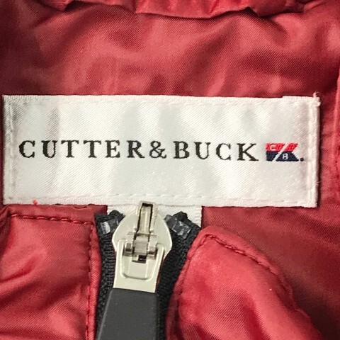 【1円】CUTTER&BUCK カッターアンドバック 2way 中綿ジャケット レッド系 M [240101082073] メンズの画像6