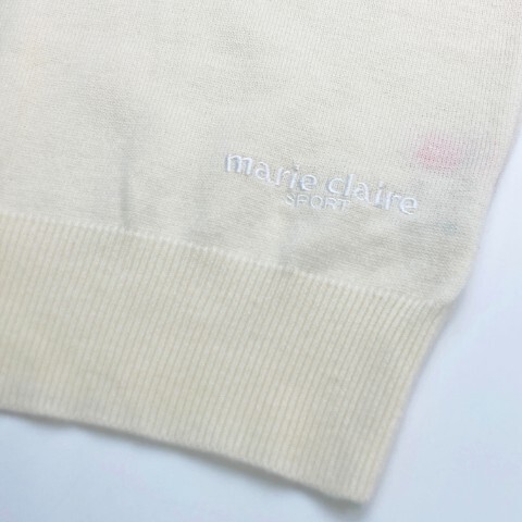 【1円】MARIE CLAIRE SPORT マリクレール スポール タートルネック ニットセーター ホワイト系 M [240101101402] レディース_画像3