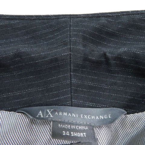 ARMANI EXCHANGE アルマーニ エクスチェンジ テーラードジャケット ストライプ ブラック系 34 SHORT [240001522127] メンズ_画像8