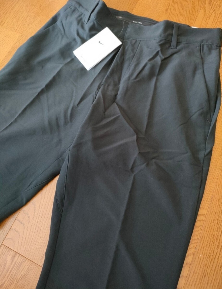  новый товар обычная цена 10230 NIKE GOLFveipa- тонкий Fit брюки w32 черный чёрный стрейч DRI-FIT мужской Nike Golf 