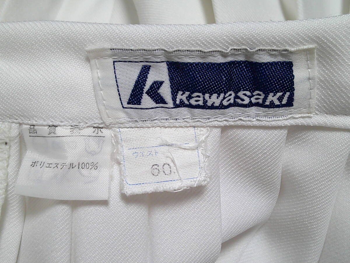 4206 KAWASAKI 総プリーツ スコート ホワイトの画像4