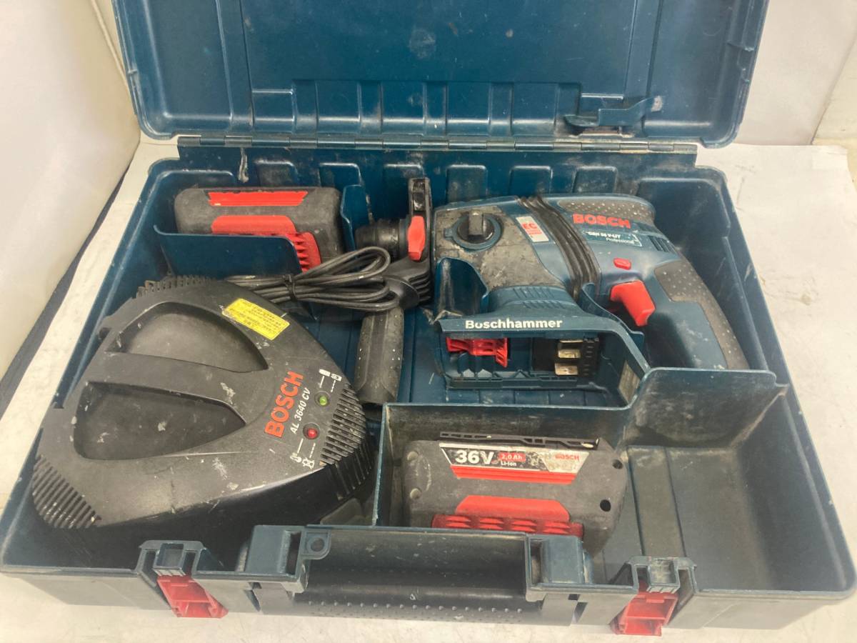 中古品】☆BOSCH(ボッシュ) 36vバッテリーハンマードリル (SDS 中古品】☆BOSCH(ボッシュ) 36vバッテリーハンマードリル (SDS
