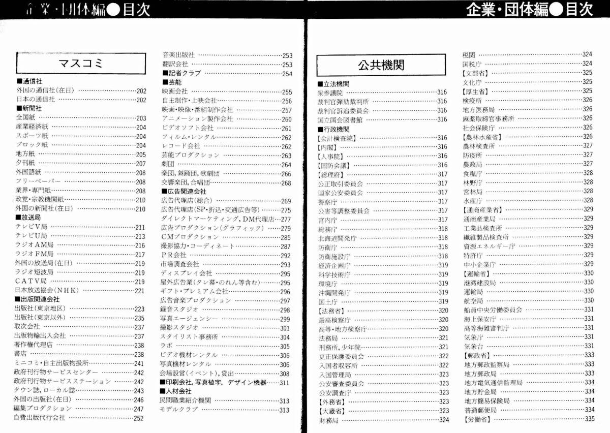 宣伝会議別冊「マスコミ電話帳'88～'89」_画像4