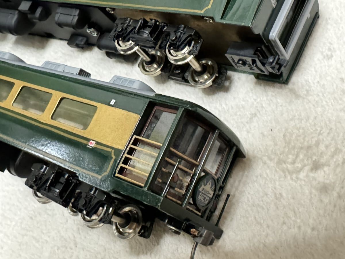 サロンカーなにわ 7輌セットタニカワ車体バラキット完成品 HOゲージ 鉄道模型 金属製の画像4