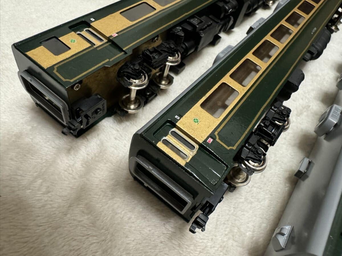 サロンカーなにわ 7輌セットタニカワ車体バラキット完成品 HOゲージ 鉄道模型 金属製の画像3