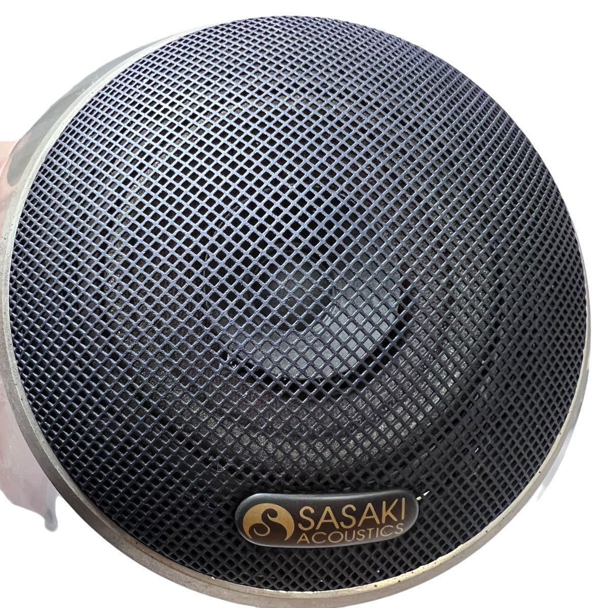 【未使用】 ササキアコースティック SASAKI ACOUSTICS CW160-AV CLEARBALL 2P クリスタルガラス製球体スピーカーの画像6