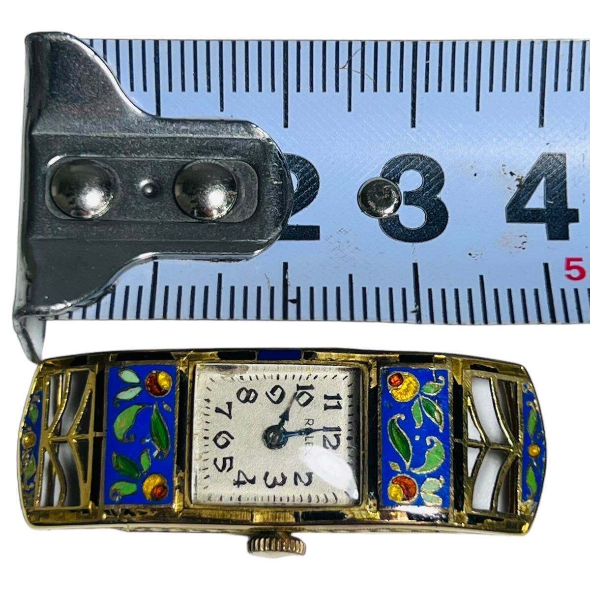 【1円〜】 【希少】 ロレックス ROLEX ジェネックス GENEX 腕時計 手巻き 手巻き時計 18K 18金 5.6g アンティーク_画像8