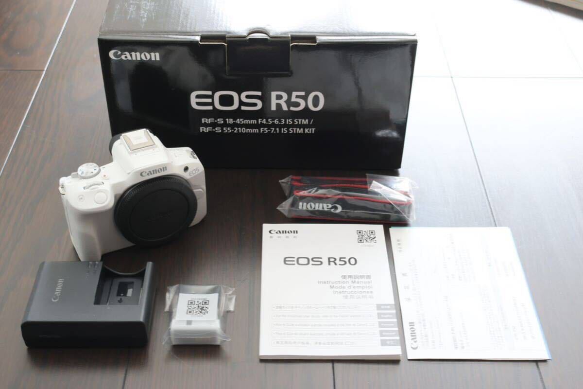 EOS R50 ホワイト ボディ 美品 バッテリー新品|Yahoo!フリマ EOS R50 ホワイト ボディ 美品 バッテリー新品|Yahoo!フリマ