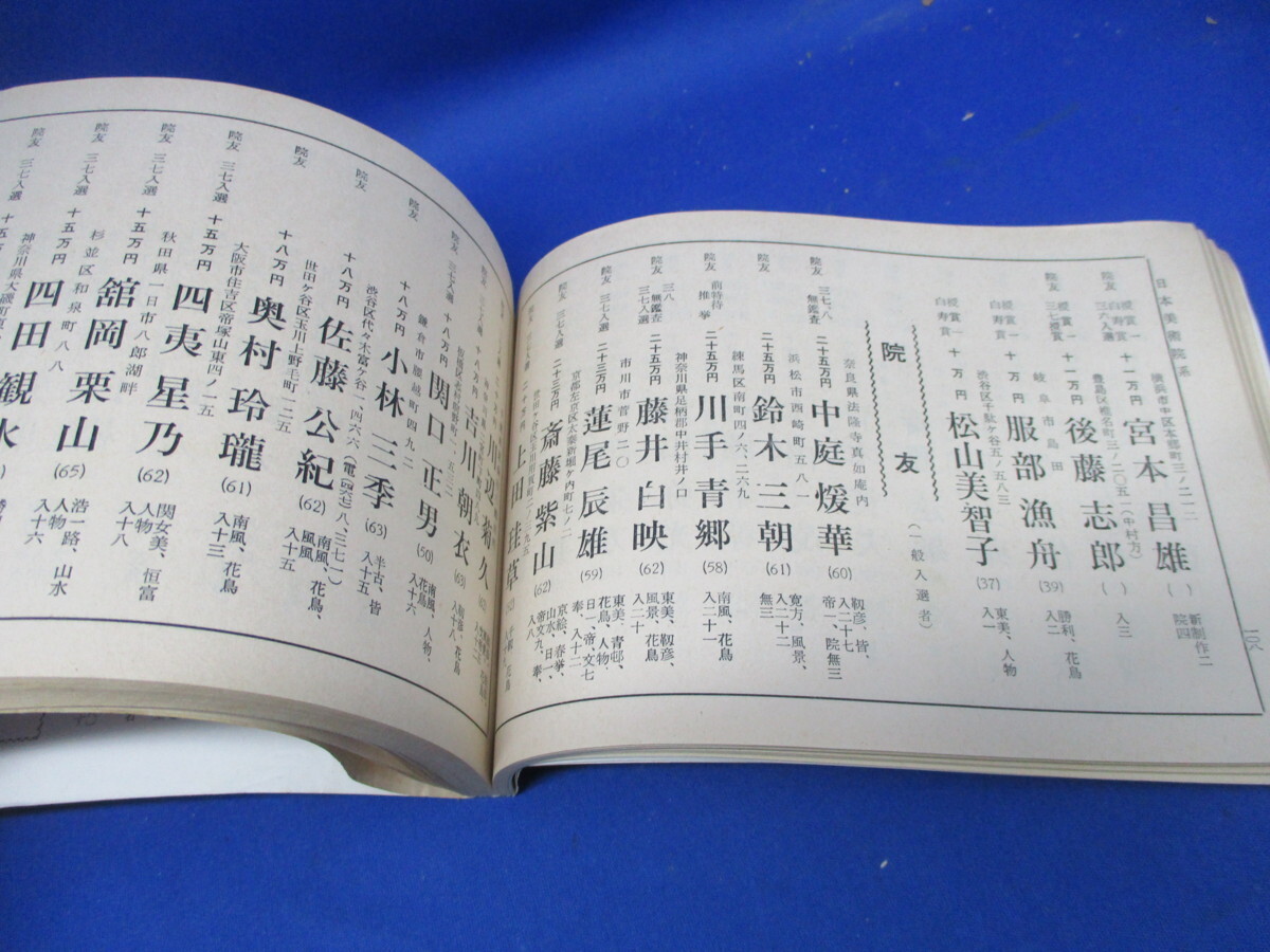 昭和38年　現代日本画家年鑑　美術展望社 標準価格付　鏑木清方　落款　_画像6