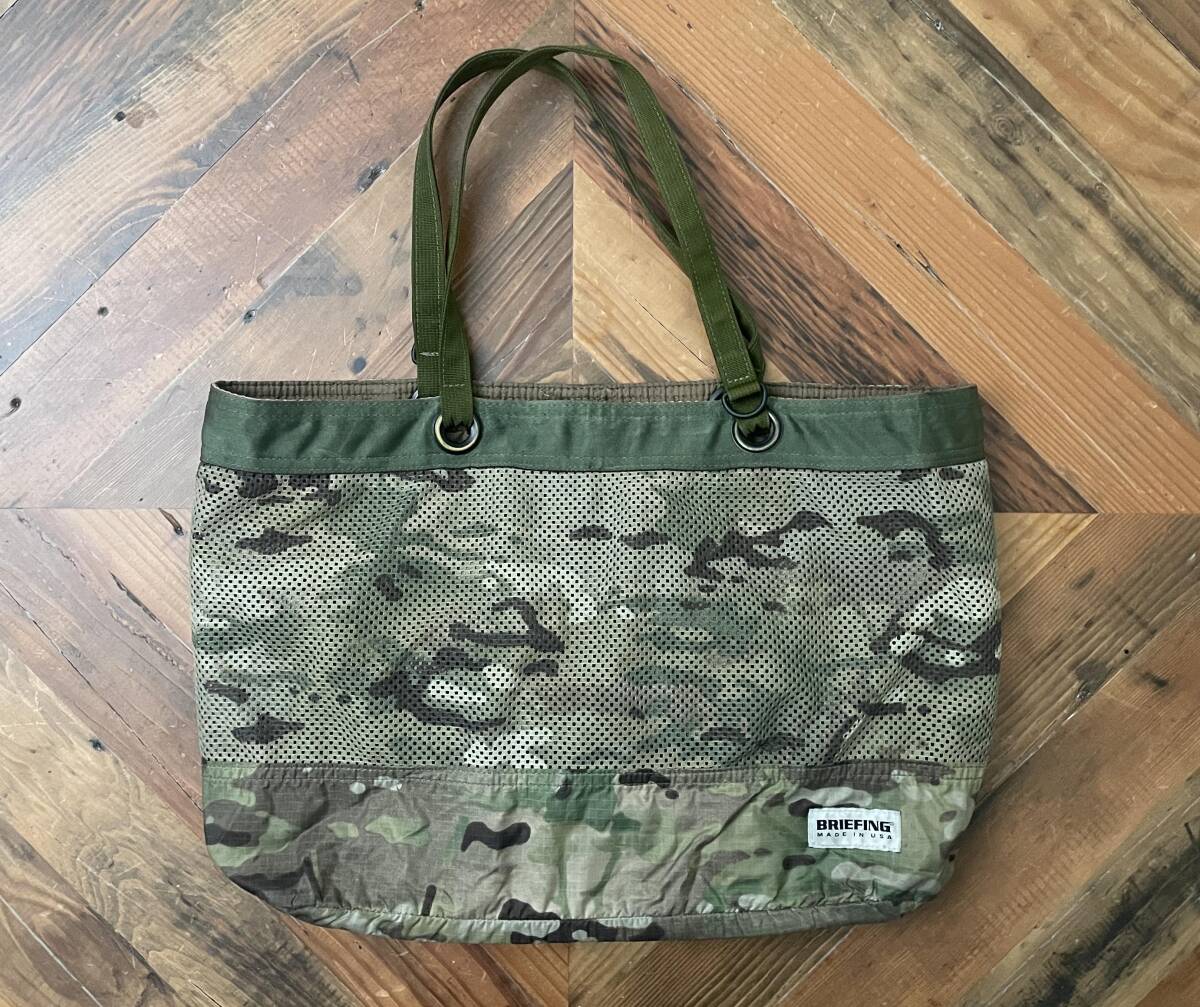 BRIEFING Brief .nOMEGA BEACH TOTE camouflage tote bag Omega beach tote bag 