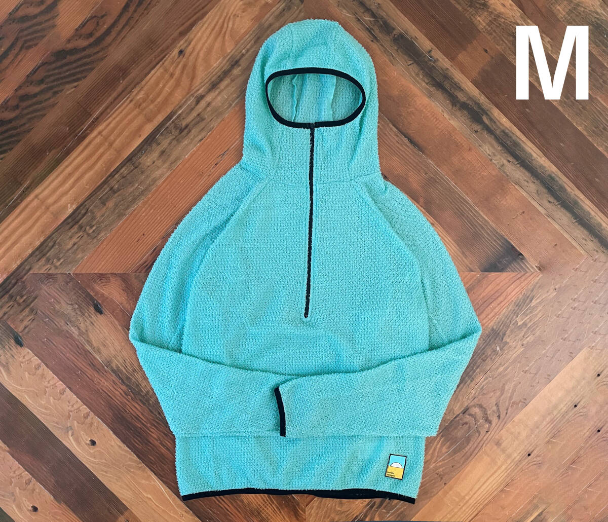 Senchi Designs ALPHA 90 HOODIE Mサイズ Lark Hoodie Marine Blue ZIP UL 水色 ウルトラライト フリース