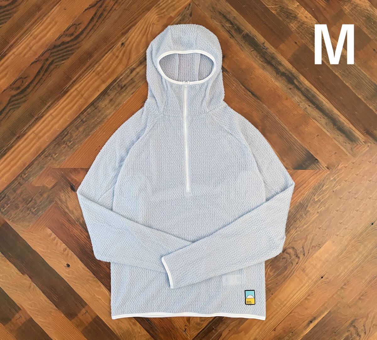 Senchi Designs ALPHA 90 HOODIE ZIP Pearl Blue センチデザインズ アルファ ダイレクト90 M フーディー UL ウルトラライト フリース