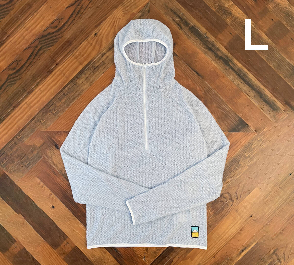 Senchi Designs ALPHA 90 HOODIE ZIP Pearl Blue センチデザイン Senchi Designs ALPHA 90 HOODIE ZIP Pearl Blue センチデザイン